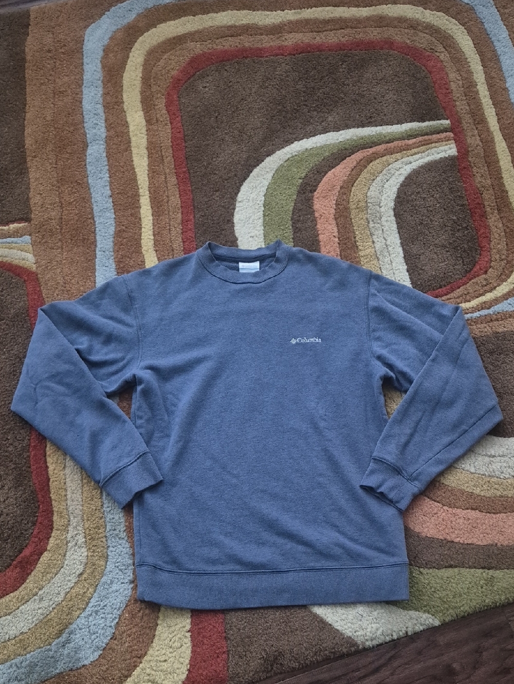 Columbia Blue Crewneck Sweatshirt Sz S..Unisex